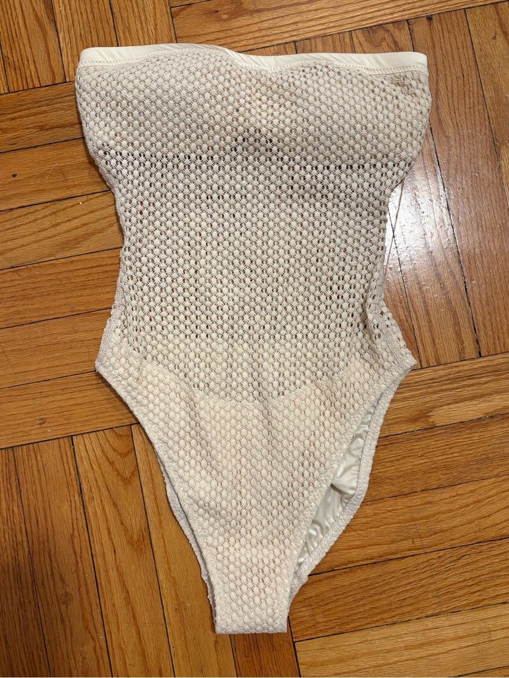 Robin Piccone Charlotte Crochet One Piece Swimsuit